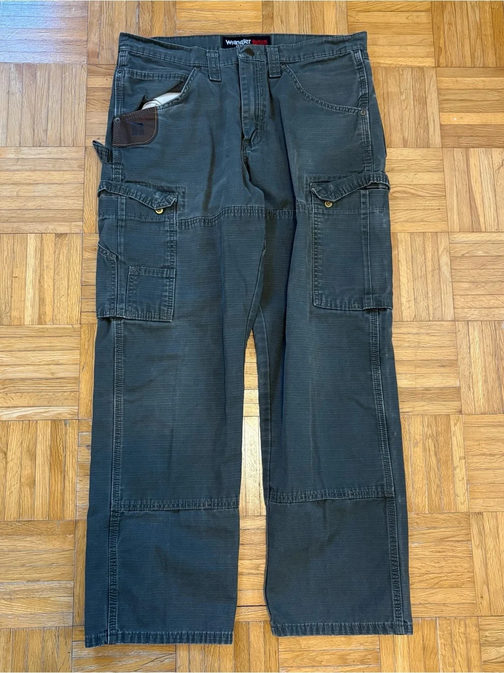 Vintage Wrangler Riggs Double Knee Cargo Ranger Jeans